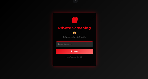 Netflix Themed Custom Website